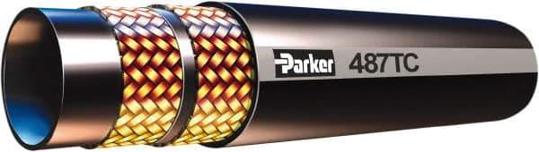 Parker - -32 Hose Size, 2" ID x 2.65" OD, 4,000 psi Work Pressure Hydraulic Hose - 12-1/2" Radius, Synthetic Rubber, -40°F to 257°F - USA Tool & Supply