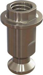 Jergens - M5 Round Head Hardened Steel Clamp Cylinder Pressure Point - For ZPS, 10mm High x 10mm Wide - USA Tool & Supply