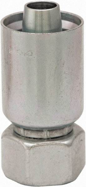 Parker - M42x2 Metric Steel Hydraulic Hose Female Metric S & 24° Cone Swivel Straight Fitting - 6,000 psi, -16 Hose Size, 1" Hose Diam, Series 77 - USA Tool & Supply