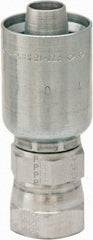 Parker - 1-7/8-12 JIC Steel Hydraulic Hose Female JIC 37° Swivel & Straight Fitting - 5,000 psi, -24 Hose Size, 1 1/2" Hose Diam, Series 77 - USA Tool & Supply