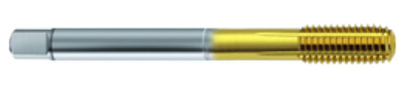 M14 x 1.00 Dia. - 6HX - 5 FL - Cobalt Semi-Bott Tap-TiN FORM-C DIN 374 - USA Tool & Supply