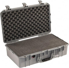 Pelican Products, Inc. - 15-15/32" Wide x 8-15/64" High, Aircase w/Foam - Silver - USA Tool & Supply