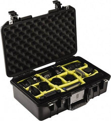 Pelican Products, Inc. - 12-31/32" Wide x 6-57/64" High, Aircase w/Divider - Black - USA Tool & Supply