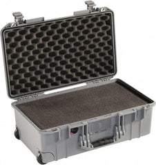 Pelican Products, Inc. - 13-31/32" Wide x 8-63/64" High, Aircase w/Foam - Silver - USA Tool & Supply