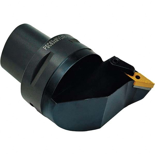 Techniks - Size C6 75mm External Left Hand Modular Turning & Profiling Cutting Unit Head - USA Tool & Supply