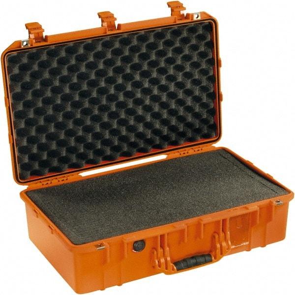 Pelican Products, Inc. - 15-15/32" Wide x 8-15/64" High, Aircase w/Foam - Orange - USA Tool & Supply