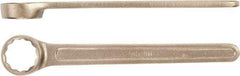 Ampco - 1-1/16" 12 Point Box Wrench - Single End, Aluminum Bronze, Plain Finish - USA Tool & Supply