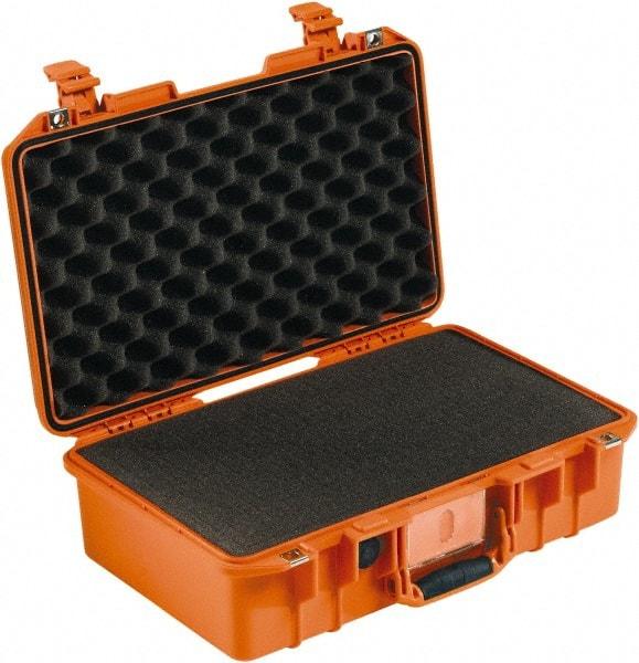 Pelican Products, Inc. - 12-51/64" Wide x 6-57/64" High, Aircase w/Foam - Orange - USA Tool & Supply