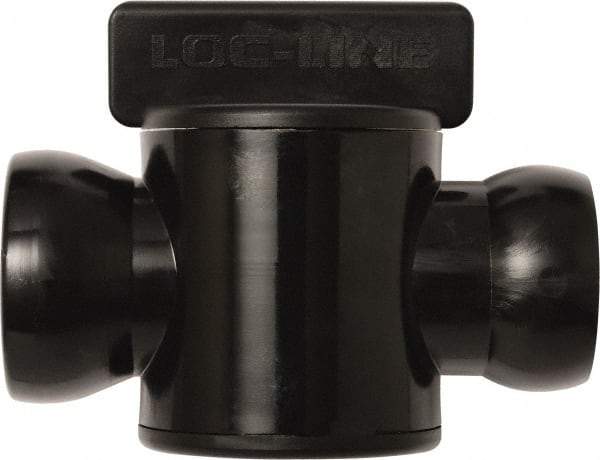 Loc-Line - 10 Piece, 3/4" ID Coolant Hose In-Line Check Valve - Female to Ball Connection, Acetal Copolymer Body, Unthreaded, Use with Loc-Line Modular Hose Systems - USA Tool & Supply