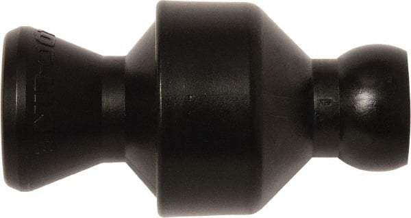 Loc-Line - 10 Piece, 1/4" ID Coolant Hose In-Line Check Valve - Female to Ball Connection, Acetal Copolymer Body, Unthreaded, Use with Loc-Line Modular Hose Systems - USA Tool & Supply