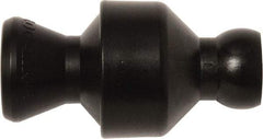 Loc-Line - 10 Piece, 1/4" ID Coolant Hose In-Line Check Valve - Female to Ball Connection, Acetal Copolymer Body, Unthreaded, Use with Loc-Line Modular Hose Systems - USA Tool & Supply