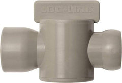 Loc-Line - 10 Piece, 3/4" ID Coolant Hose Female NPT Valve - Female to Female Connection, Acetal Copolymer Body, NPT, Use with Loc-Line Modular Hose Systems - USA Tool & Supply