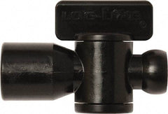 Loc-Line - 10 Piece, 1/4" ID Coolant Hose Female NPT Valve - Female to Female Connection, Acetal Copolymer Body, NPT, Use with Loc-Line Modular Hose Systems - USA Tool & Supply