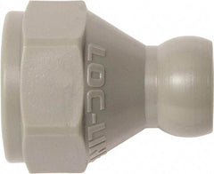 Loc-Line - 20 Piece, 1/4" Hose ID, Female to Male Coolant Hose SAE Flare Nut Adapter - 3/8" Pipe Thread, For Loc-Line Modular Hose Systems - USA Tool & Supply