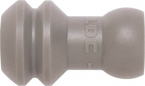 Loc-Line - 20 Piece, 1/4" Hose ID, Male to Male Coolant Hose Lathe Adapter - Unthreaded, For Loc-Line Modular Hose Systems - USA Tool & Supply
