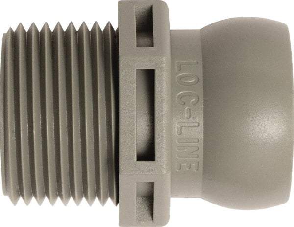 Loc-Line - 50 Piece, 3/4" Hose ID, Male to Female Coolant Hose Connector - 3/4" NPT, For Loc-Line Modular Hose Systems - USA Tool & Supply