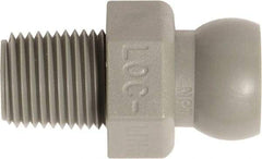 Loc-Line - 50 Piece, 1/8" Hose ID, Male to Female Coolant Hose Connector - 1/8" NPT, For Loc-Line Modular Hose Systems - USA Tool & Supply