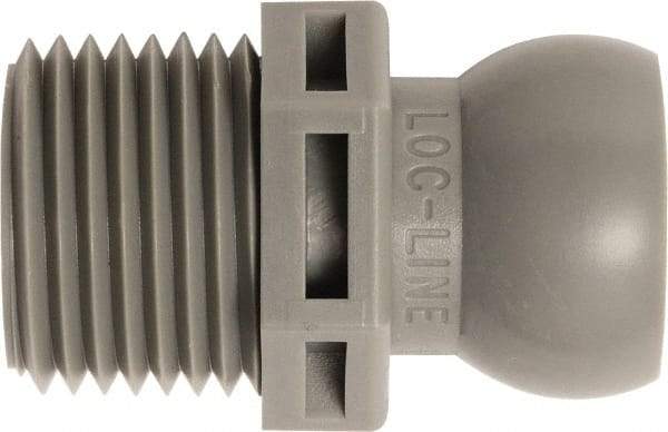 Loc-Line - 50 Piece, 1/2" Hose ID, Male to Female Coolant Hose Connector - 1/2" NPT, For Loc-Line Modular Hose Systems - USA Tool & Supply