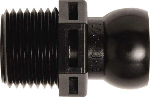 Loc-Line - 50 Piece, 1/2" Hose ID, Male to Female Coolant Hose Connector - 1/2" NPT, For Loc-Line Modular Hose Systems - USA Tool & Supply