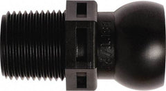 Loc-Line - 50 Piece, 3/8" Hose ID, Male to Female Coolant Hose Connector - 3/8" BSPT, For Loc-Line Modular Hose Systems - USA Tool & Supply