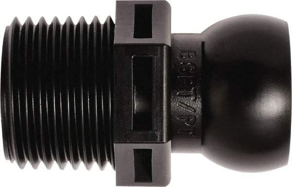 Loc-Line - 50 Piece, 1/2" Hose ID, Male to Female Coolant Hose Connector - 1/2" BSPT, For Loc-Line Modular Hose Systems - USA Tool & Supply