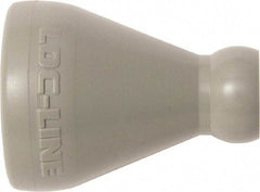 Loc-Line - 20 Piece, 1/4" Hose ID, Female to Male Coolant Hose Reducer Adapter - Unthreaded, For Loc-Line Modular Hose Systems - USA Tool & Supply