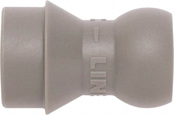 Loc-Line - 20 Piece, 1/4" Hose ID, Male to Male Coolant Hose Lathe Adapter - Unthreaded, For Loc-Line Modular Hose Systems - USA Tool & Supply