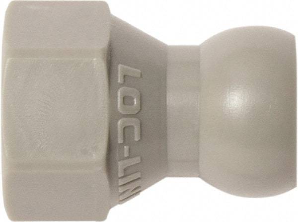 Loc-Line - 20 Piece, 1/4" Hose ID, Female to Male Coolant Hose SAE Flare Nut Adapter - 1/4" Pipe Thread, For Loc-Line Modular Hose Systems - USA Tool & Supply
