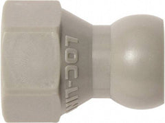 Loc-Line - 20 Piece, 1/4" Hose ID, Female to Male Coolant Hose SAE Flare Nut Adapter - 1/4" Pipe Thread, For Loc-Line Modular Hose Systems - USA Tool & Supply