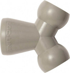 Loc-Line - 1/2" Hose Inside Diam, Coolant Hose Y-Fitting - For Use with Loc-Line Modular Hose System, 20 Pieces - USA Tool & Supply