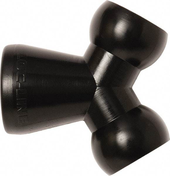 Loc-Line - 1/2" Hose Inside Diam, Coolant Hose Y-Fitting - For Use with Loc-Line Modular Hose System, 20 Pieces - USA Tool & Supply