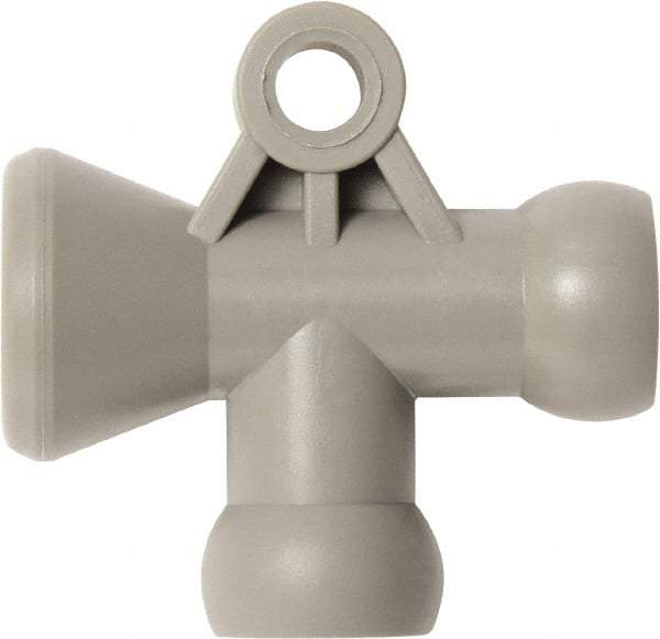 Loc-Line - 1/4" Hose Inside Diam, Coolant Hose T-Fitting - For Use with Loc-Line Modular Hose System, 20 Pieces - USA Tool & Supply