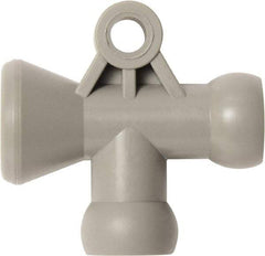 Loc-Line - 1/4" Hose Inside Diam, Coolant Hose T-Fitting - For Use with Loc-Line Modular Hose System, 20 Pieces - USA Tool & Supply