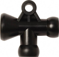 Loc-Line - 1/4" Hose Inside Diam, Coolant Hose T-Fitting - For Use with Loc-Line Modular Hose System, 20 Pieces - USA Tool & Supply