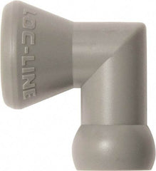 Loc-Line - 1/4" Hose Inside Diam, Coolant Hose Elbow - For Use with Loc-Line Modular Hose System, 20 Pieces - USA Tool & Supply
