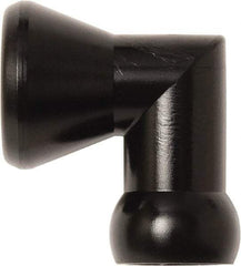 Loc-Line - 1/4" Hose Inside Diam, Coolant Hose Elbow - For Use with Loc-Line Modular Hose System, 20 Pieces - USA Tool & Supply