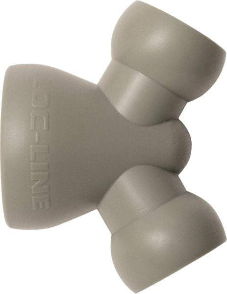 Loc-Line - 1/2" Hose Inside Diam, Coolant Hose Y-Reducer - For Use with Loc-Line Modular Hose System, 20 Pieces - USA Tool & Supply