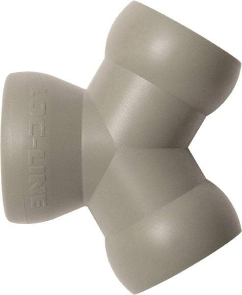 Loc-Line - 3/4" Hose Inside Diam, Coolant Hose Y-Fitting - For Use with Loc-Line Modular Hose System, 20 Pieces - USA Tool & Supply