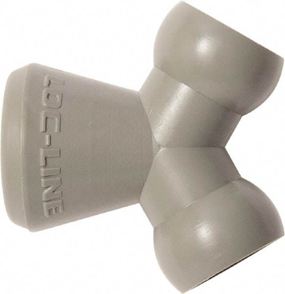 Loc-Line - 1/4" Hose Inside Diam, Coolant Hose Y-Fitting - For Use with Loc-Line Modular Hose System, 20 Pieces - USA Tool & Supply