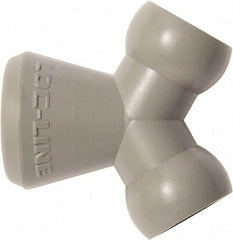 Loc-Line - 1/4" Hose Inside Diam, Coolant Hose Y-Fitting - For Use with Loc-Line Modular Hose System, 20 Pieces - USA Tool & Supply