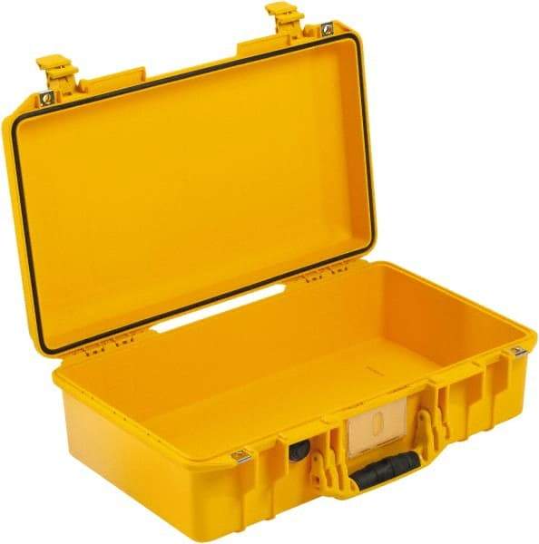 Pelican Products, Inc. - 13-31/32" Wide x 7-31/64" High, Aircase w/Divider - Yellow - USA Tool & Supply