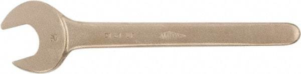 Ampco - 11/32" Nonsparking Standard Open End Wrench - Single End, Plain Finish - USA Tool & Supply