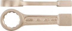 Ampco - 1-3/8" 12 Point Striking Box Wrench - Single End, Aluminum Bronze, Plain Finish - USA Tool & Supply