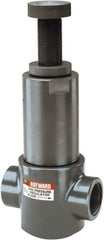 Hayward - 1" Pipe, Threaded Ends, PVC Pressure Regulating Valve - FPM Seal, 5 to 75 psi - USA Tool & Supply