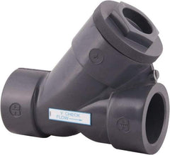 Hayward - 2" PVC Check Valve - Y-Pattern, Socket, 150 WOG - USA Tool & Supply