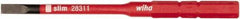 Wiha - 3mm Blade, 15/64" Drive Slotted Screwdriver Bit - 2-61/64" OAL - USA Tool & Supply