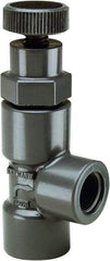Hayward - 150 Max psi Angle Globe Pressure Reducing Valve - 1/2" Threaded Connection - USA Tool & Supply