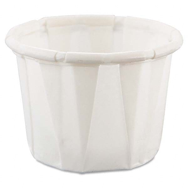 DART - Paper Portion Cups, .5 oz, White, 250/Bag, 20 Bags/Carton - USA Tool & Supply