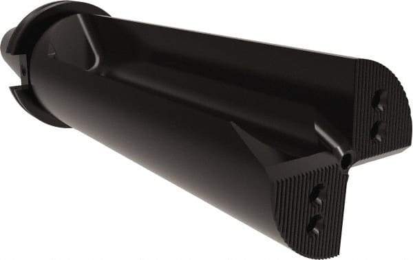 Allied Machine and Engineering - 9" Max Drill Depth, 2.5xD, 3.4" Diam, Indexable Insert Drill - 3 Inserts, CAT50 Taper Shank - USA Tool & Supply