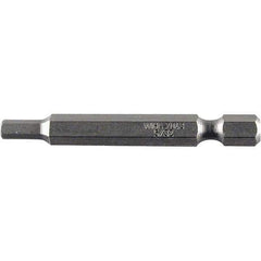 Wiha - 4mm Power Bit - 2-3/4" OAL - USA Tool & Supply